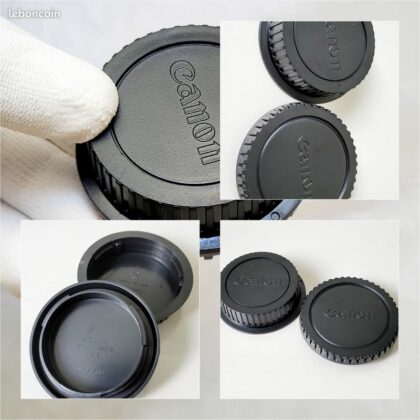 Cache-Objectif Et Bouchon Pour Appareil Photo-Objectif Canon