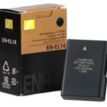 Batterie Nikon EN-EL14 Rechargeable pour Appareils Photo Nikon
